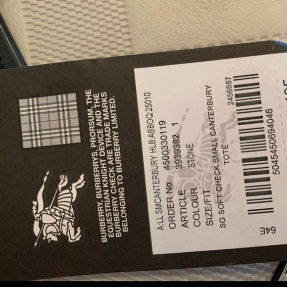 Burberry soft check small Canterbury tote - Picture 7 of 8